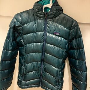 Patagonia Kids Dark Teal Puffer Jacket